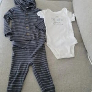 Baby boy sweat suit bundle size 9 months